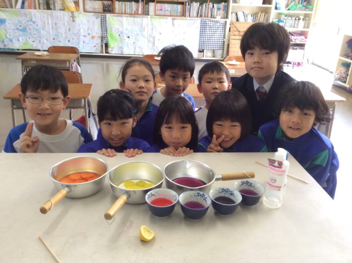 2年生 アドバンス  カラフル人参で実験