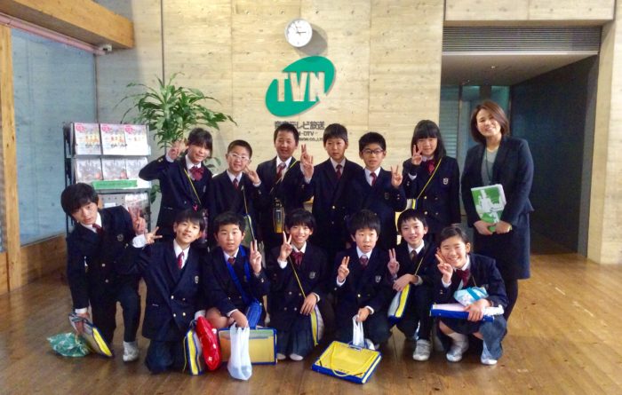 5年生 奈良テレビ放送見学