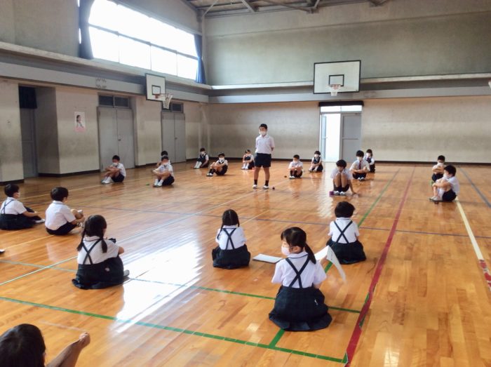 1年生との対面式