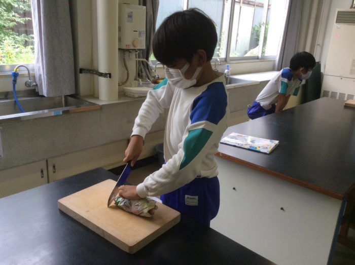 5年生 家庭科 「おいしい楽しい調理の力」