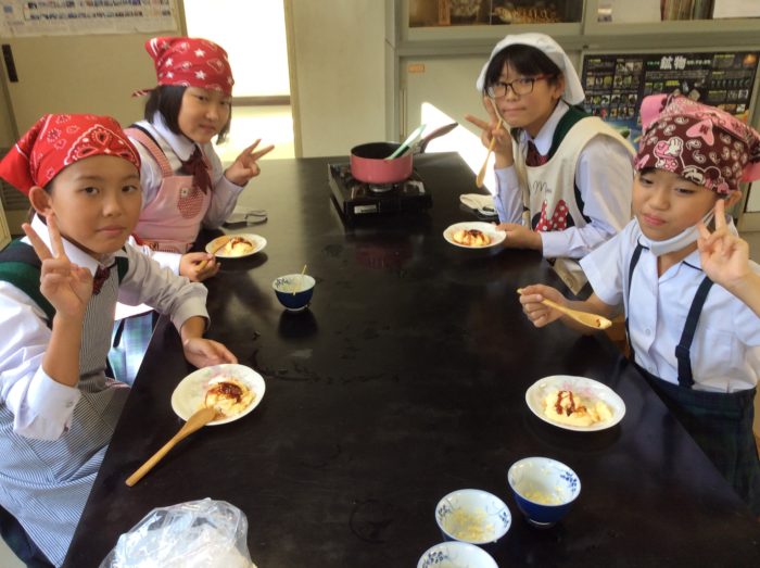 手作りクラブ「プリンを作ったよ」