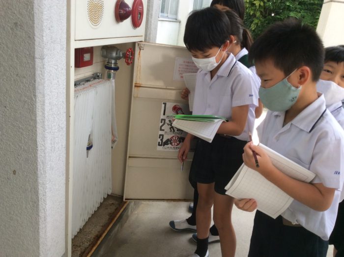 3年 アドバンス「学校の消防設備を調べよう」