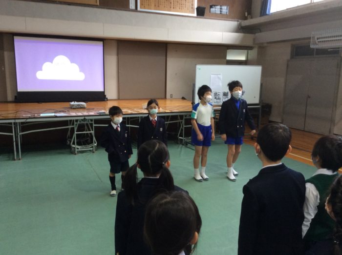 １・６年　パートナーと英語学習