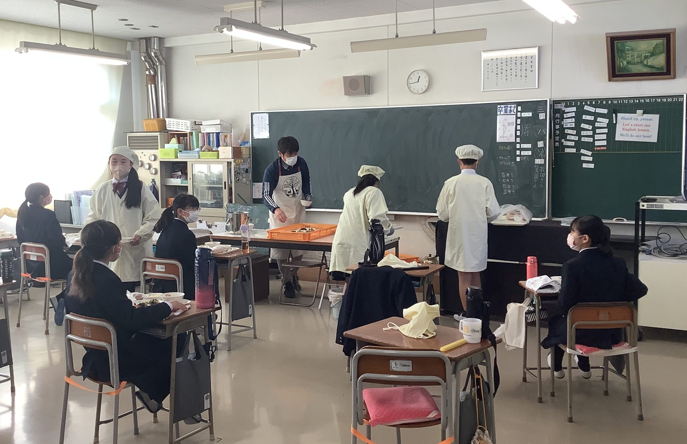 ６年生 最後の給食