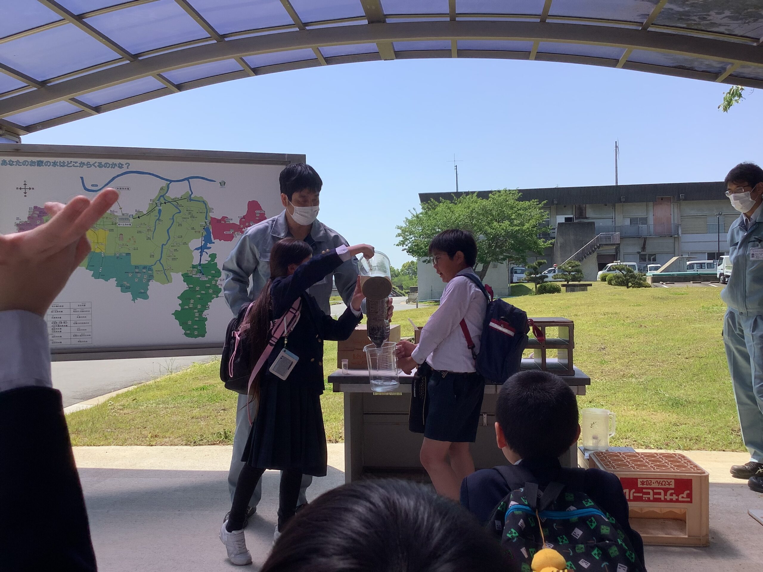 4年浄水場見学
