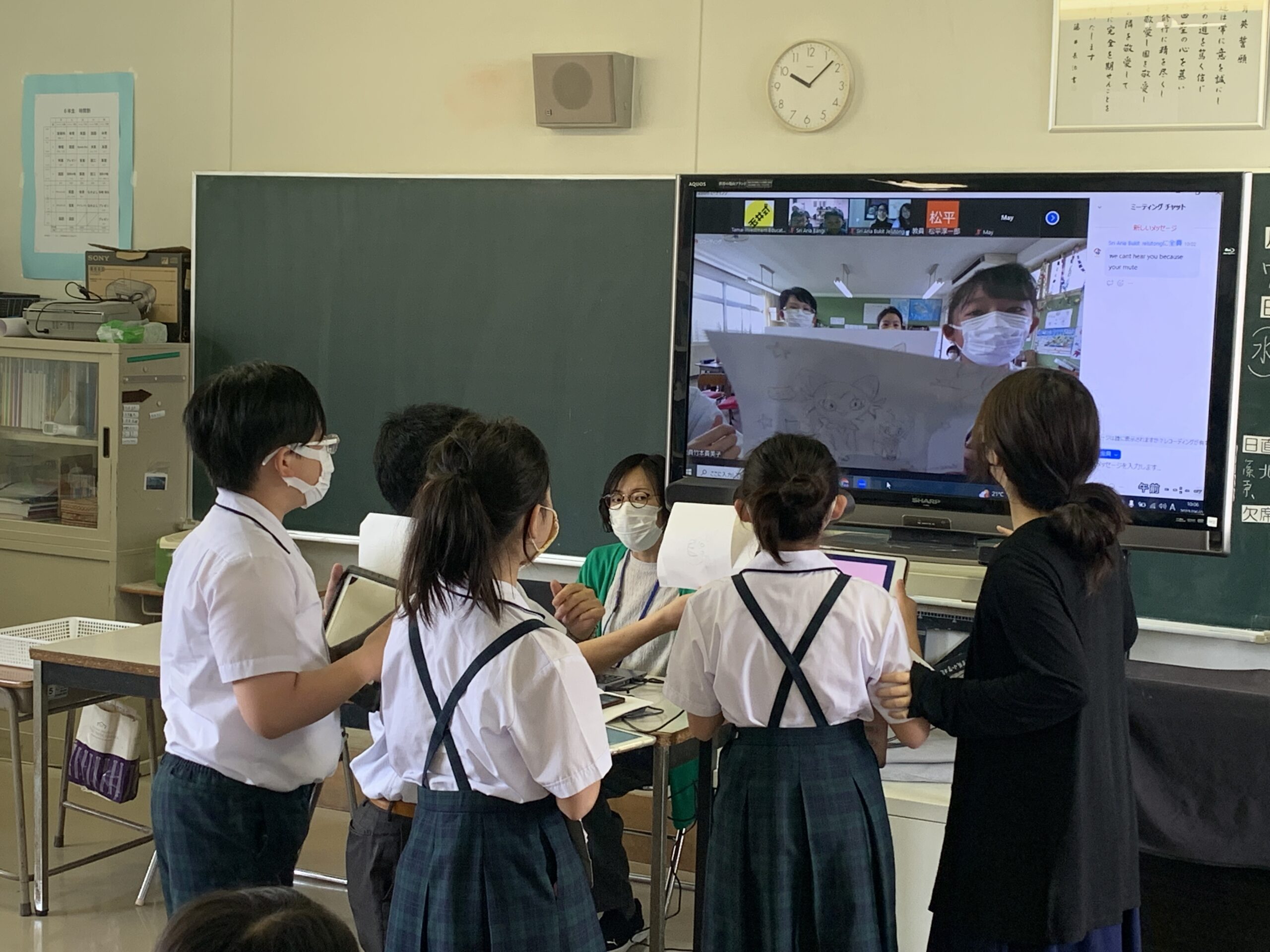 5年生&6年生　SOJ(with SriAriaスクール in マレーシア)